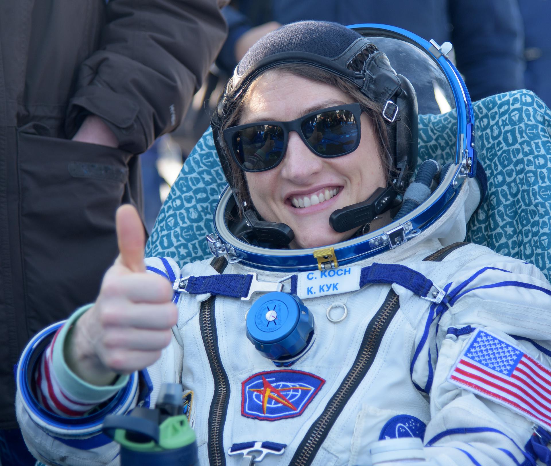 Space Launch Now - Christina Koch Post-flight News Conference